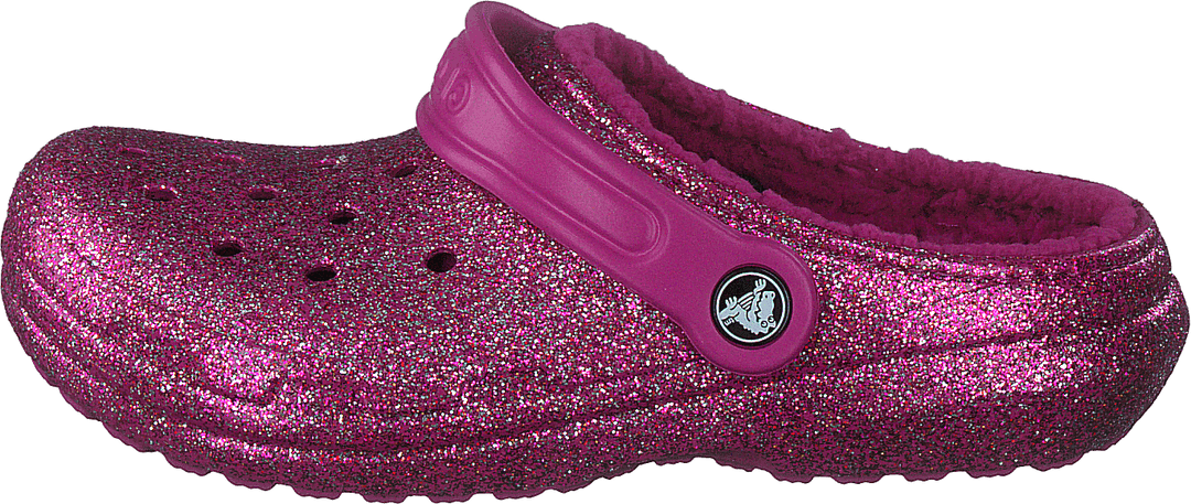Classic Glitter Lined Clog Barn Fuchsia Fun / Multi