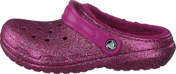 Classic Glitter Lined Clog Barn Fuchsia Fun / Multi