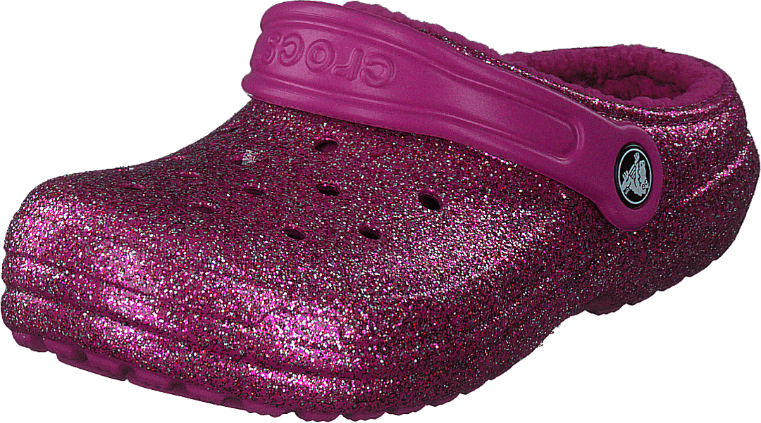 Classic Glitter Lined Clog Barn Fuchsia Fun / Multi