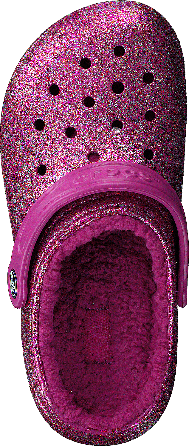 Classic Glitter Lined Clog Barn Fuchsia Fun / Multi