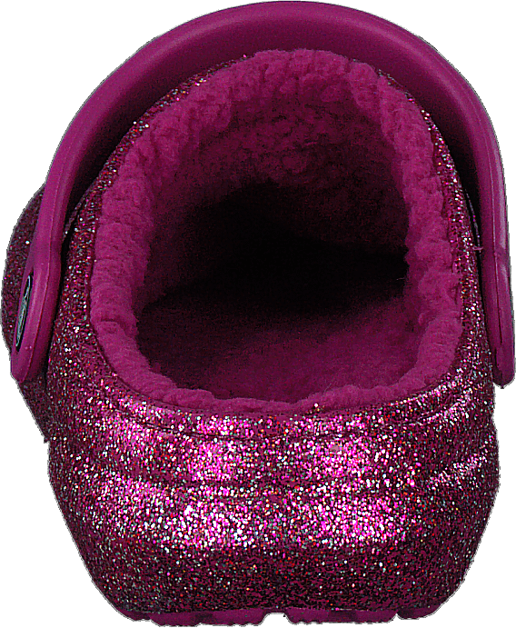 Classic Glitter Lined Clog Barn Fuchsia Fun / Multi