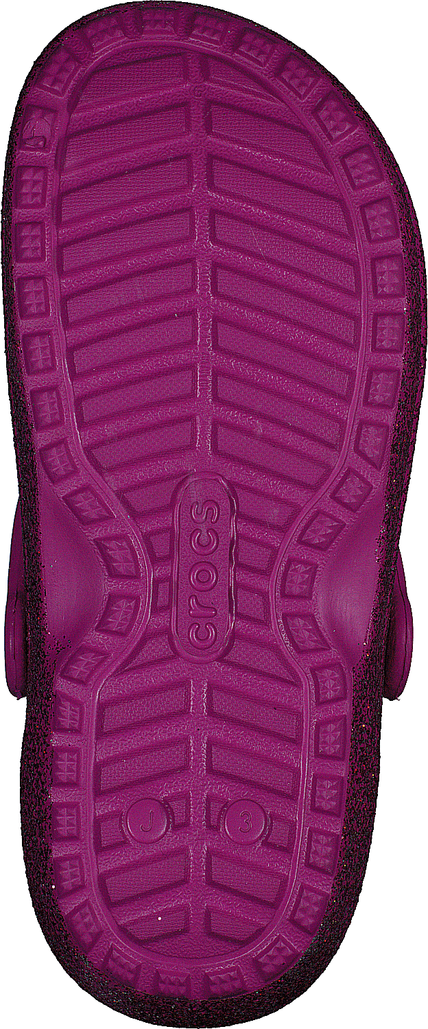 Classic Glitter Lined Clog Barn Fuchsia Fun / Multi