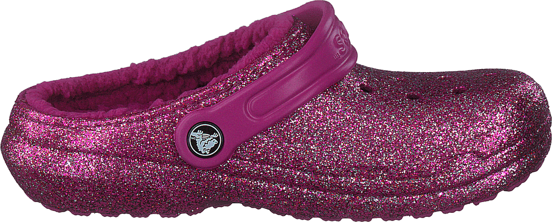 Classic Glitter Lined Clog Barn Fuchsia Fun / Multi