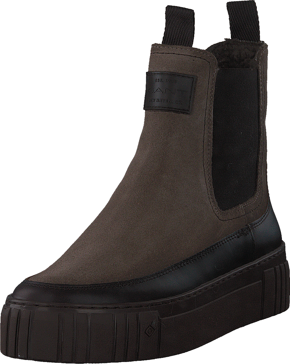 Snowmont Chelsea Boot Taupe/dark Brown