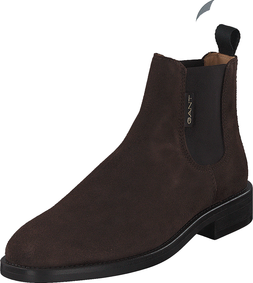 Botte Chelsea Brockwill marron foncé