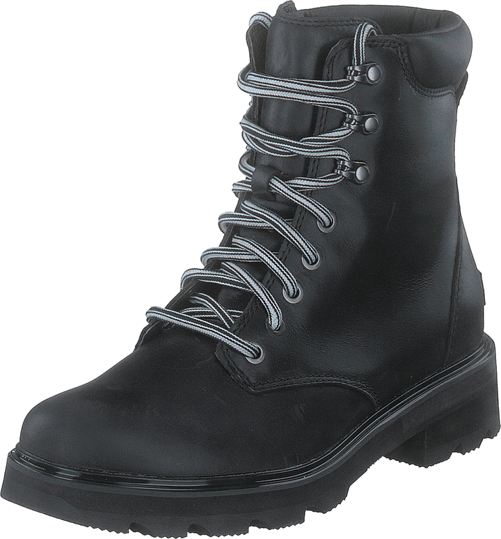 Lennox Lace Stkd Wp Black, Sea Salt