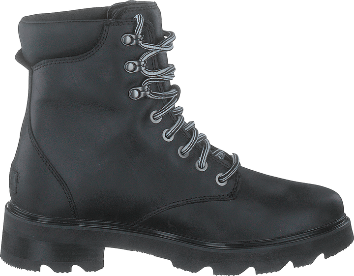 Lennox Lace Stkd Wp Black, Sea Salt