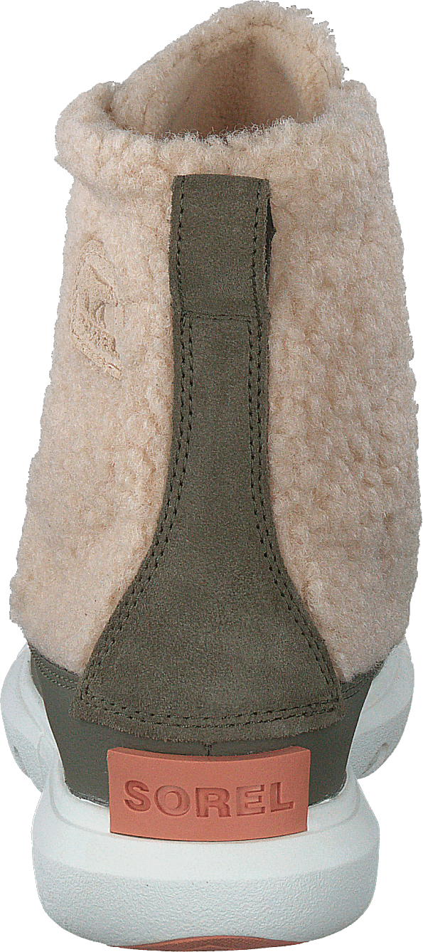 Youth Sorel Explorer Cozy Nova Sand, Stone Green
