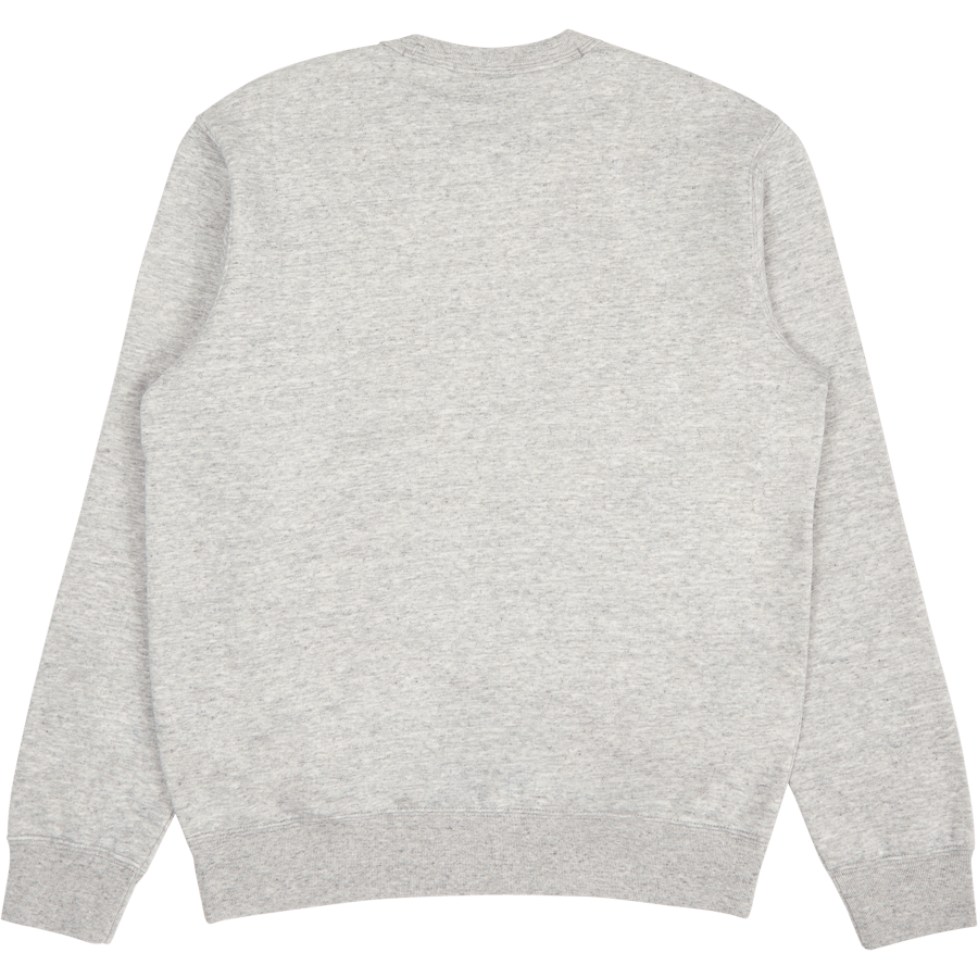 Sweatshirt mit Rundhalsausschnitt Neu Oxford Grau Melange