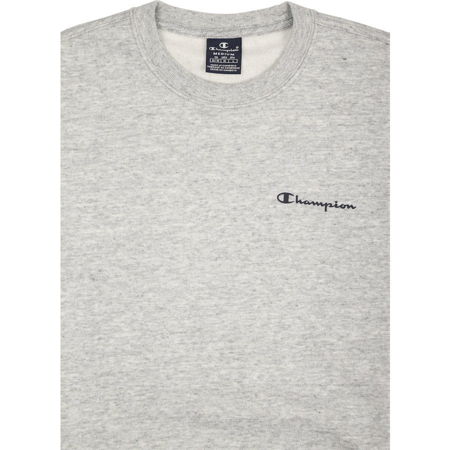 Sweatshirt mit Rundhalsausschnitt Neu Oxford Grau Melange