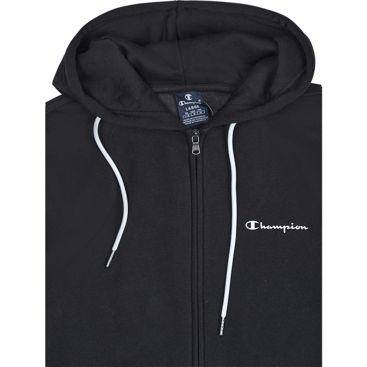 Hooded Full Zip Sweatshirt Black Beauty