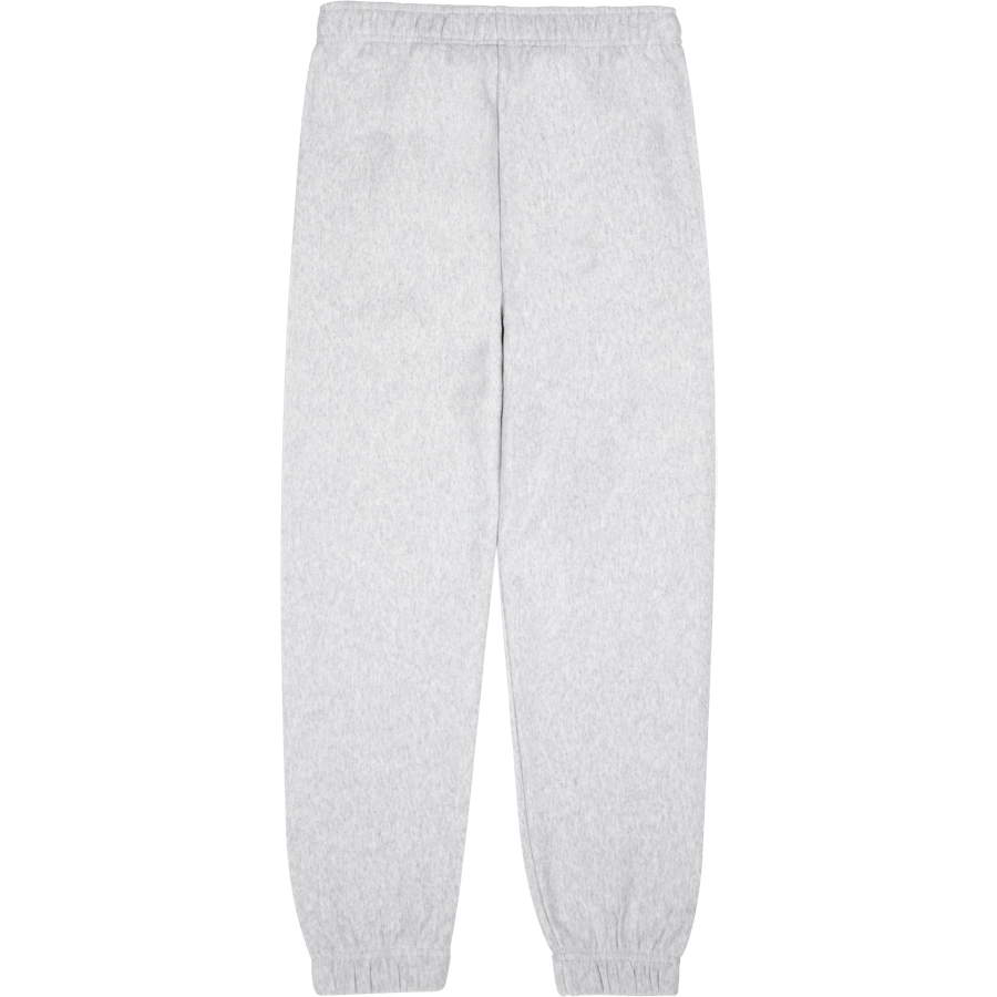 Pantalon à poignets élastiques gris chiné clair