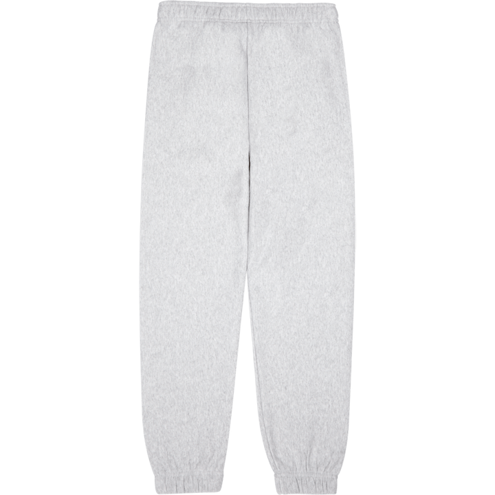 Pantalon à poignets élastiques gris chiné clair