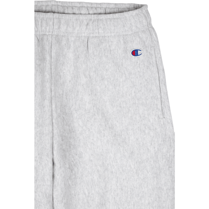 Pantalon à poignets élastiques gris chiné clair