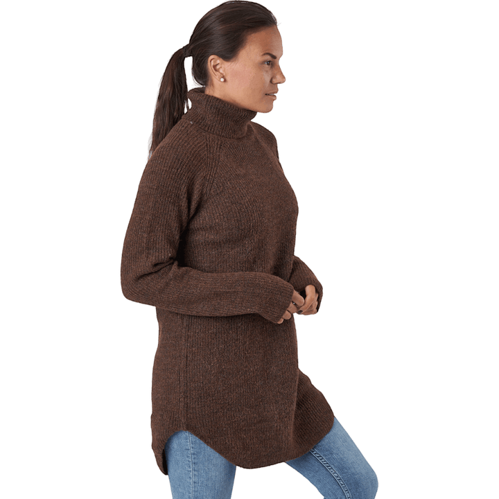 Ellen Ls Langer Chicorée-Strick Kaffee