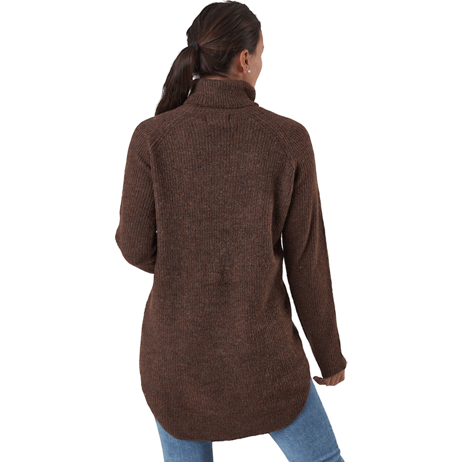 Ellen Ls Langer Chicorée-Strick Kaffee