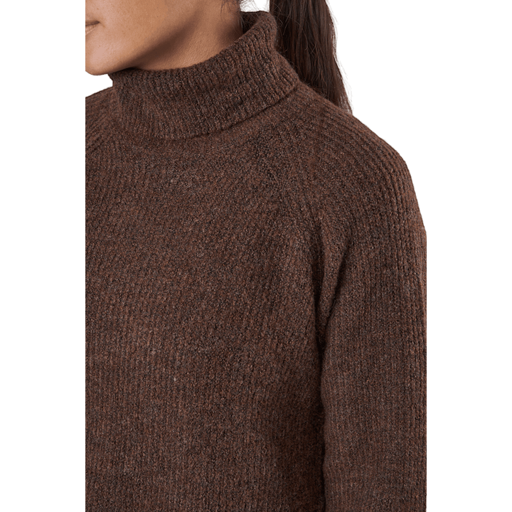 Ellen Ls Langer Chicorée-Strick Kaffee