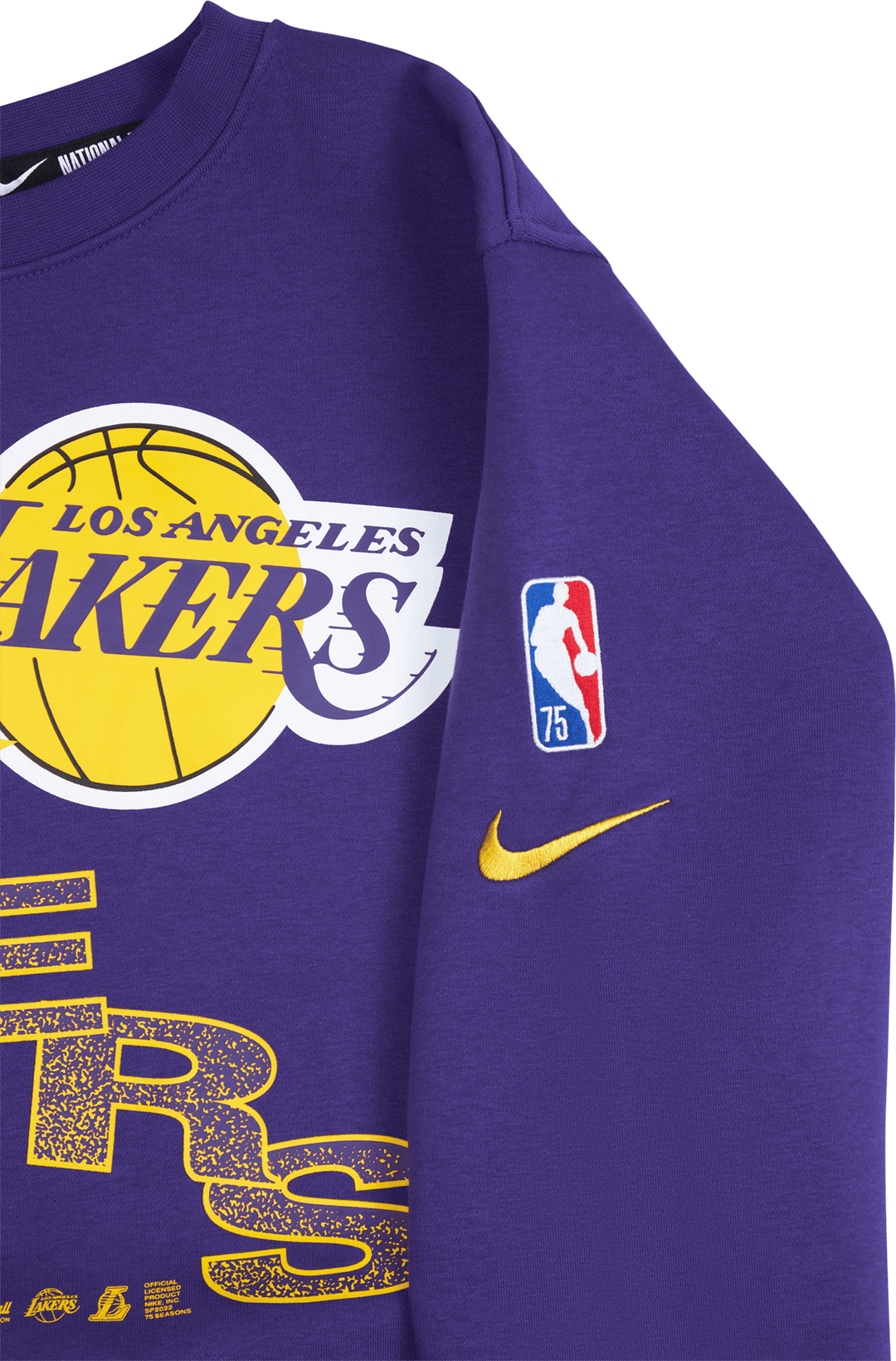 Lakers M Nk Crew Flc Cts