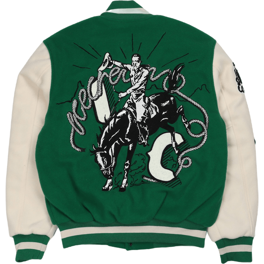 Rodeo Varsity Jacket Green