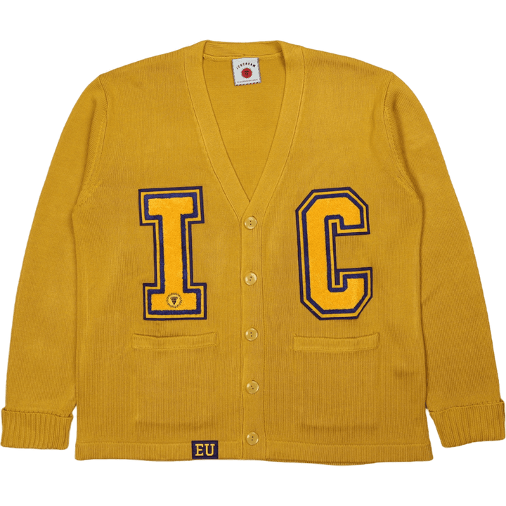 Collegiate Cardigan Yellow