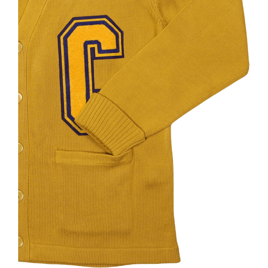 Collegiate Cardigan Yellow
