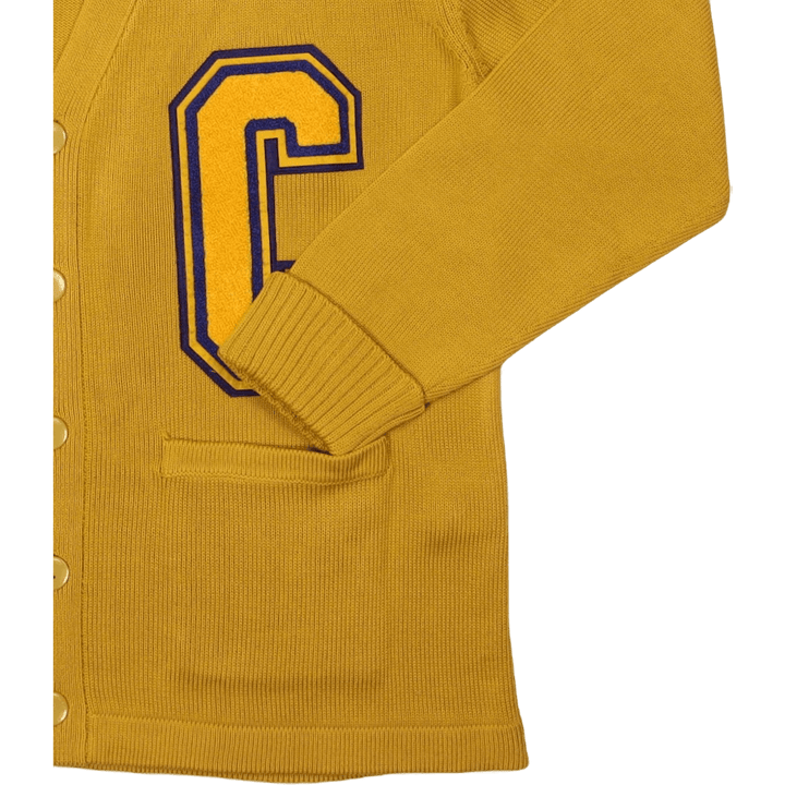 Collegiate Cardigan Yellow