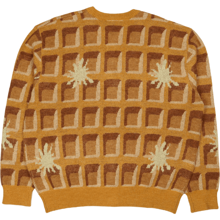 Waffle Cardigan Waffle Print