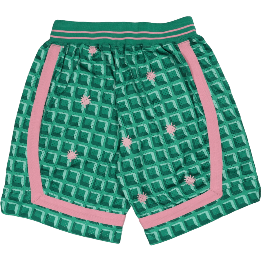 Waffle Basketball Short Green