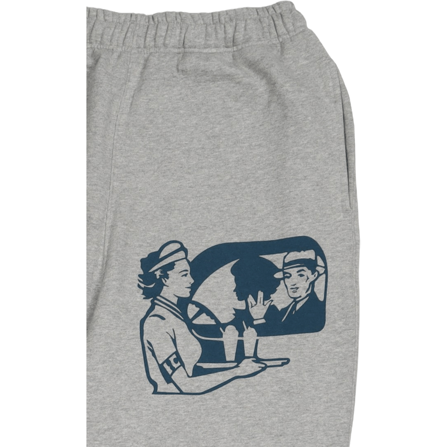 Multi Logo Sweatpant Heather Grey