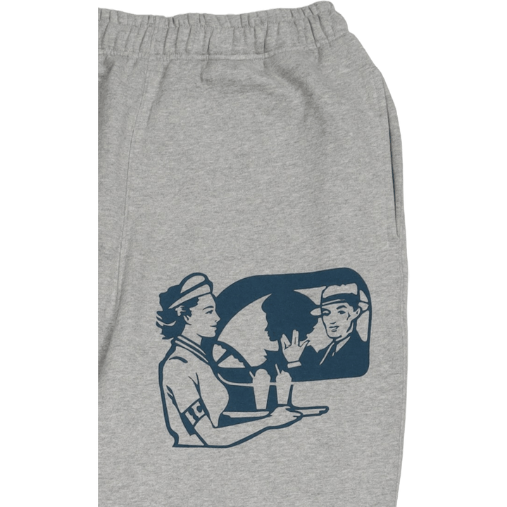Multi Logo Sweatpant Heather Grey