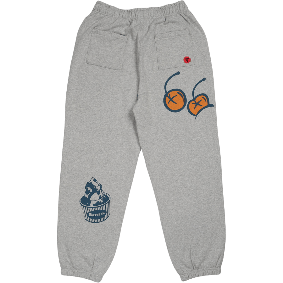 Multi Logo Sweatpant Heather Grey