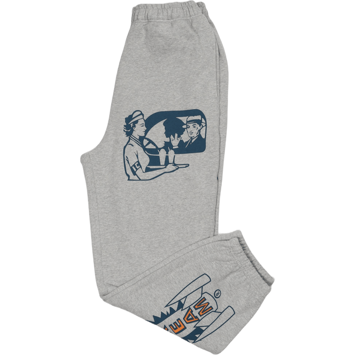 Multi Logo Sweatpant Heather Grey