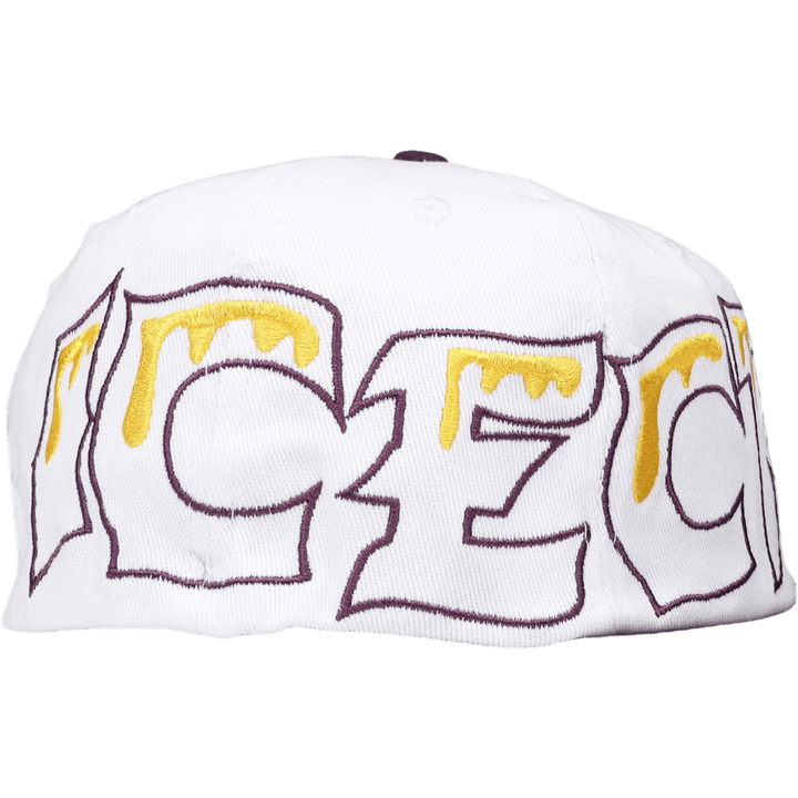 Team Eu 6 Panel Flat Peak Cap White