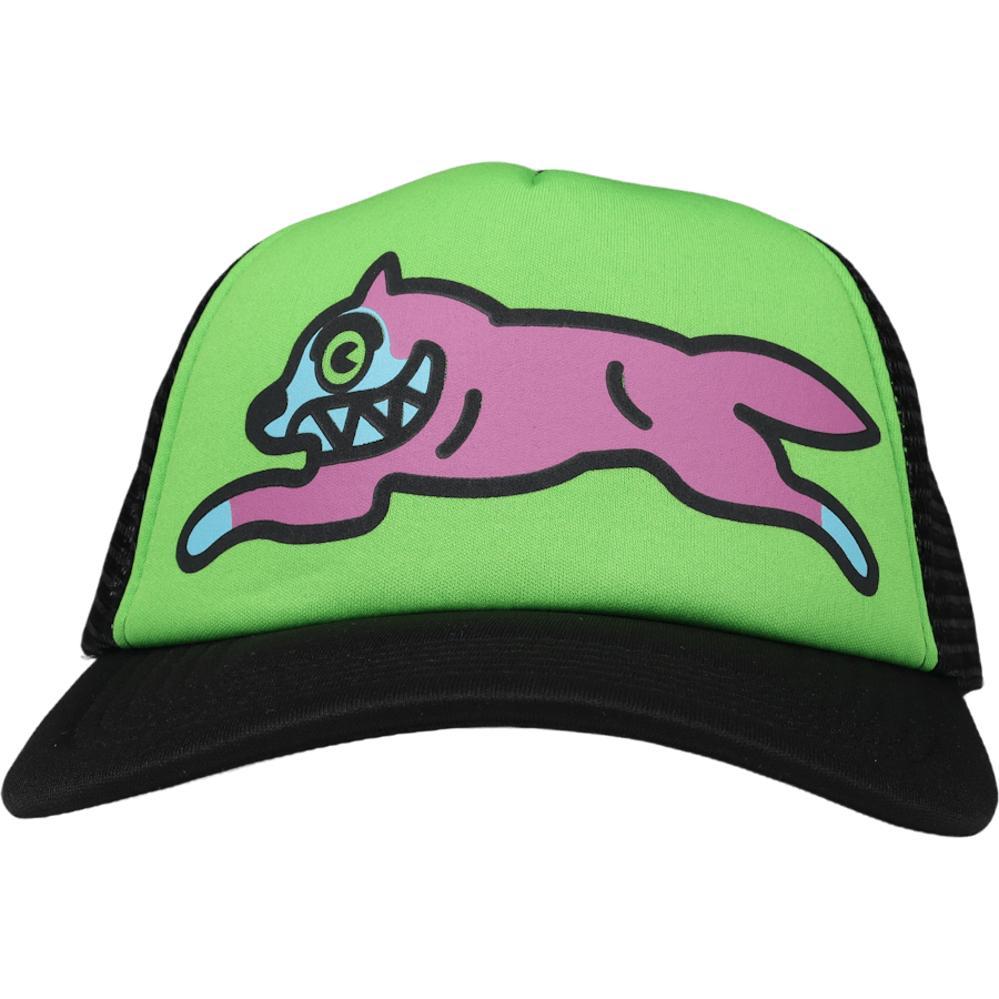 Running Dog Trucker Cap Green