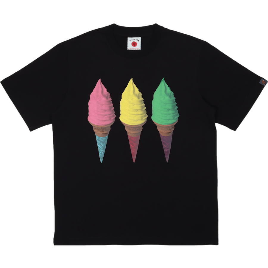 Triple Cone T-shirt Black