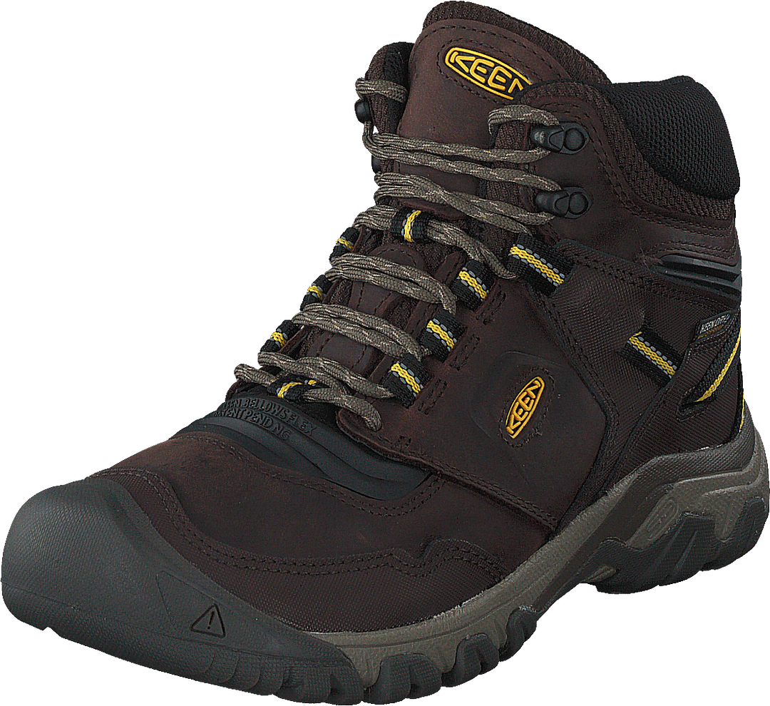 Ke Ridge Flex Mid Wp M-coffee Coffee Bean-yellow
