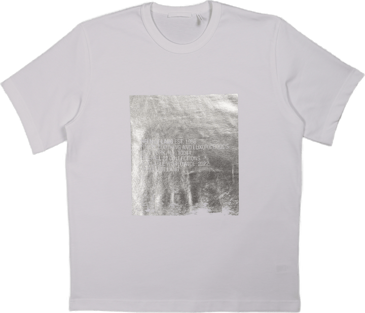 Silver Tee.metallic White