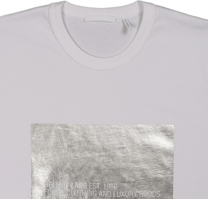 Silver Tee.metallic White
