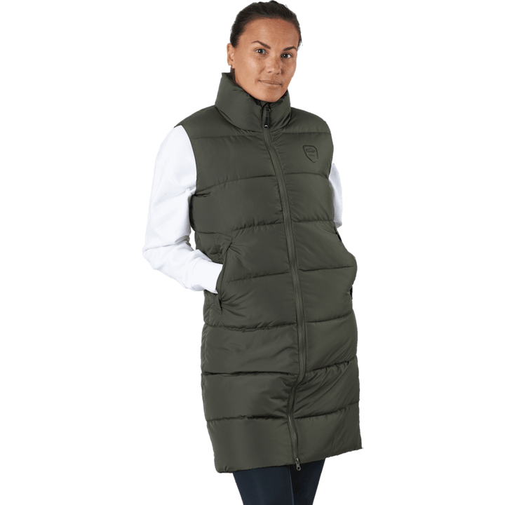 Gilet Elmira Reco olive foncé