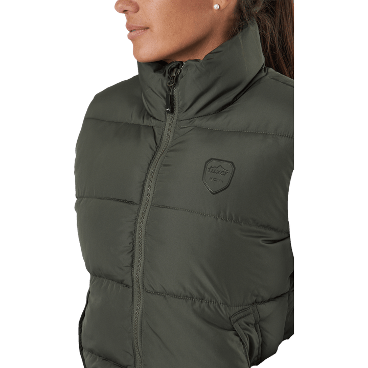 Gilet Elmira Reco olive foncé