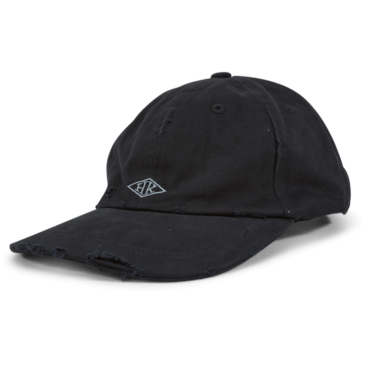 Hk Diamond Embroide Nero Distressed