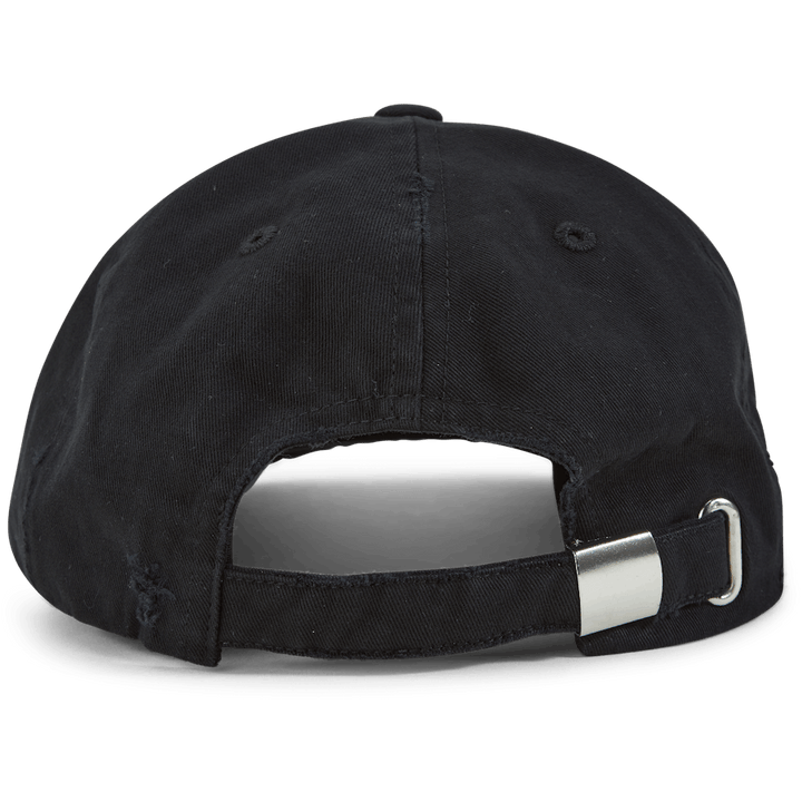 Hk Diamond Embroide Nero Distressed
