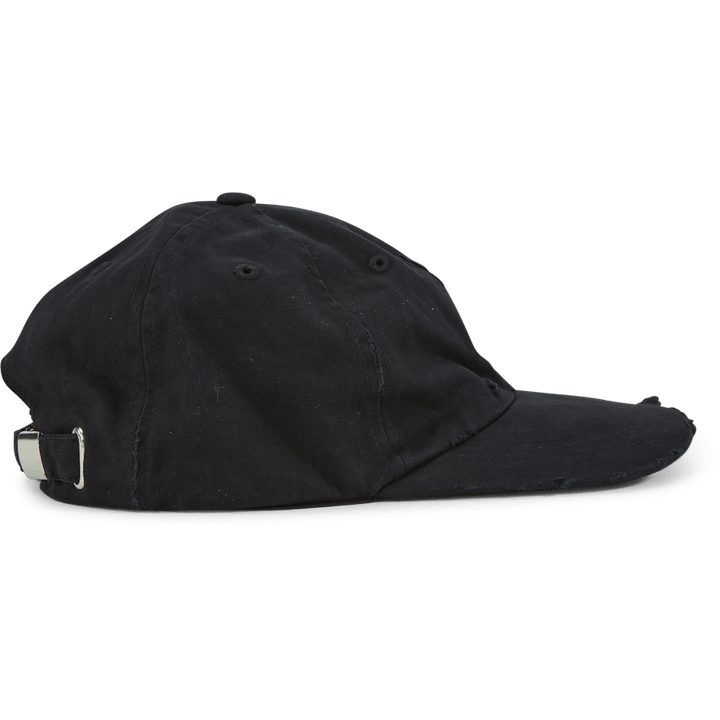 Hk Diamond Embroide Nero Distressed