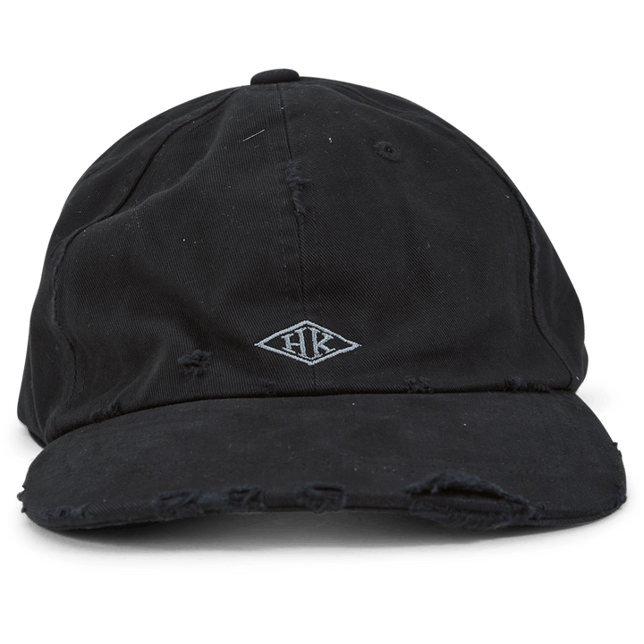 Hk Diamond Embroide Nero Distressed