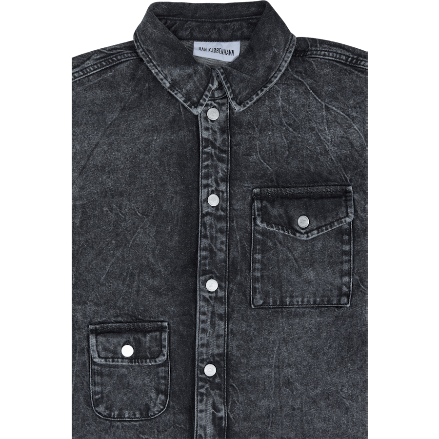 Chemise militaire noire
