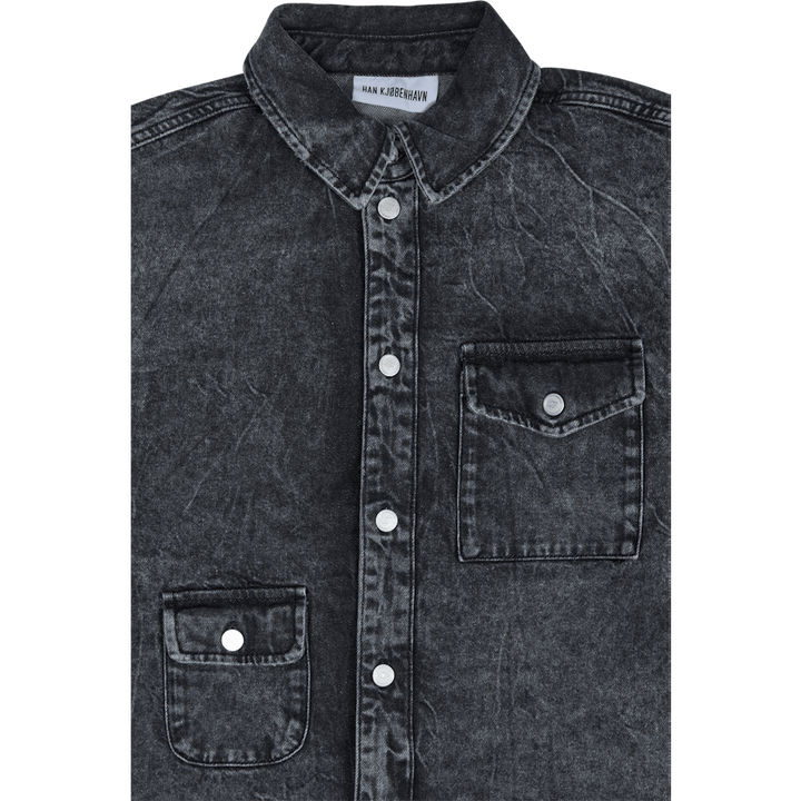 Chemise militaire noire
