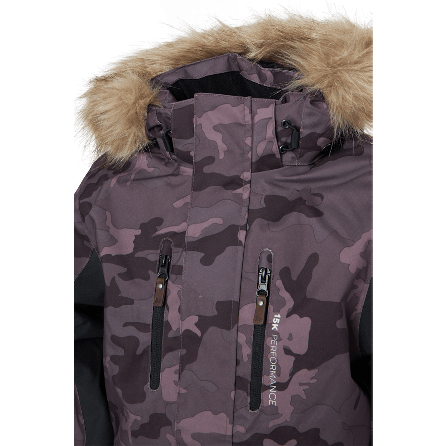 Camo Jacket Dusty Mauve