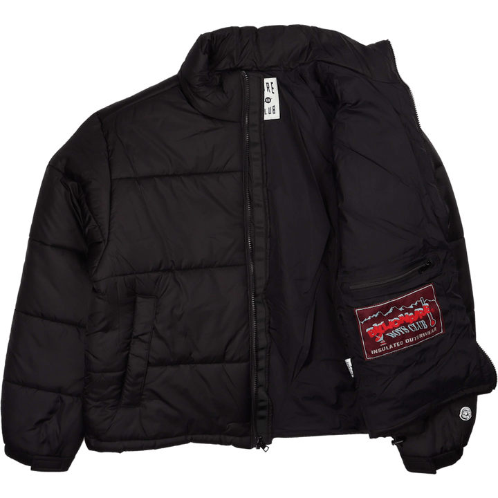 Small Arch Logo Puffer Jacket Black