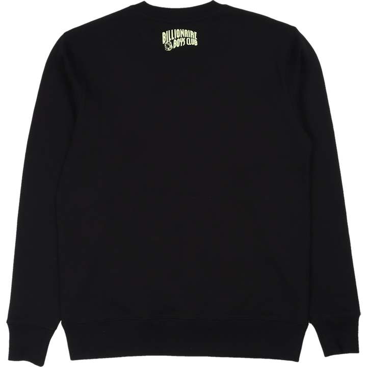 Serif Logo Crewneck Black