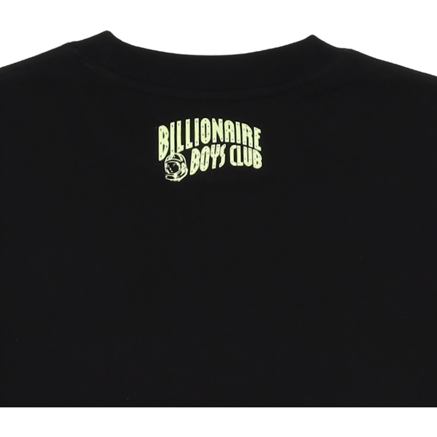 Serif Logo Crewneck Black